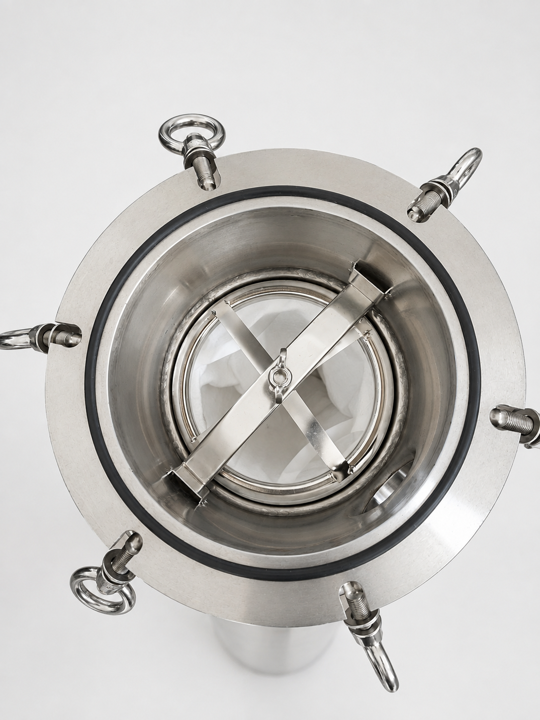 Filtru inox cu sac filtrant ABF 732 – filtrare mecanică profesională pentru debite mari