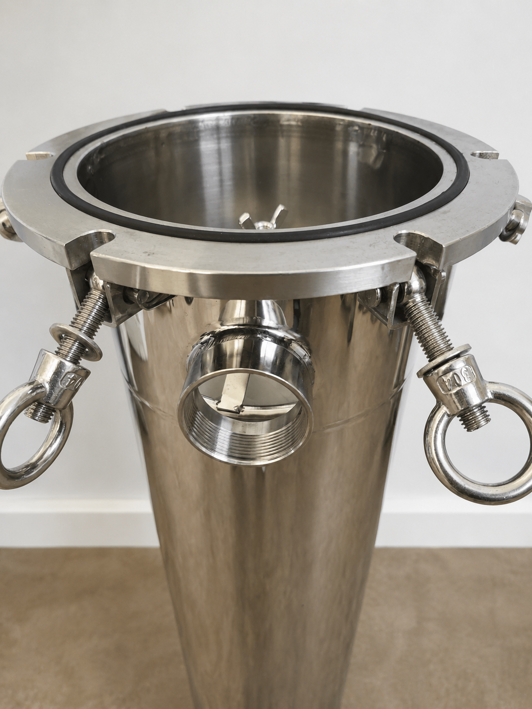 Filtru inox cu sac filtrant ABF 732 – filtrare mecanică profesională pentru debite mari