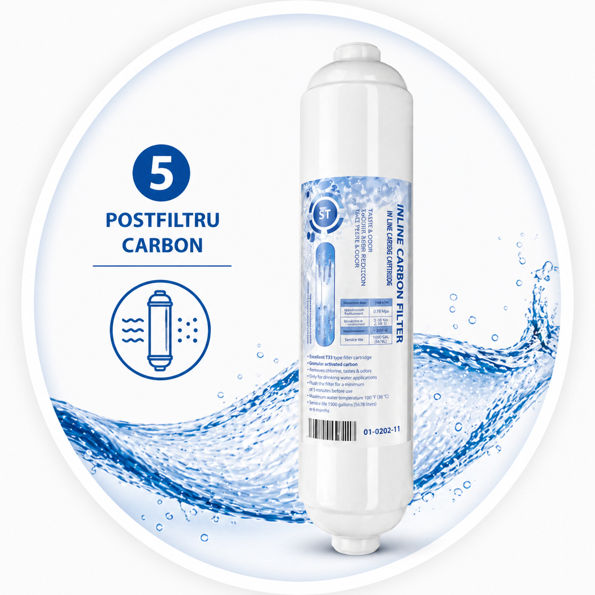 Sistem de osmoză inversă ALBA – 5 trepte