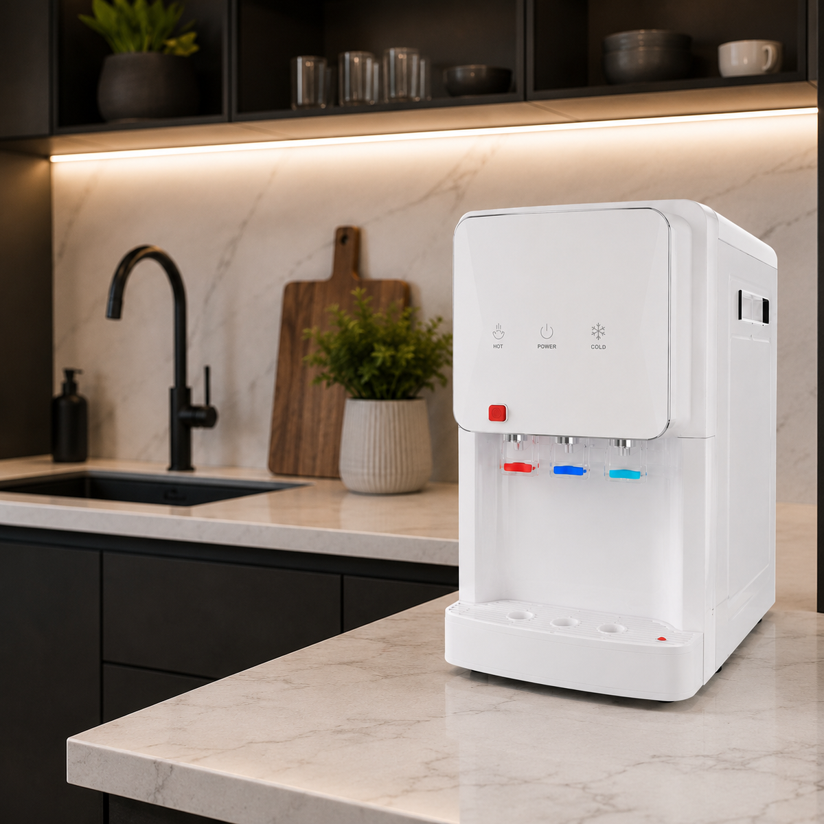 Dozator de apă cu osmoză inversă 3GS – Apă rece, caldă și la temperatura camerei